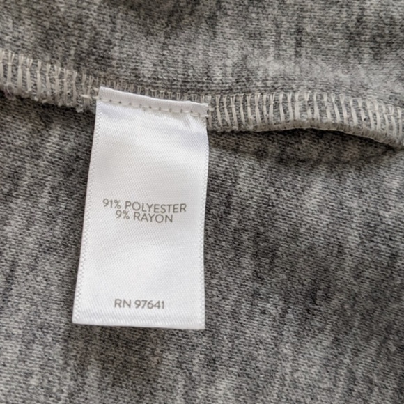 Pure Jill Double Breasted Grey Pea Coat - Picture 3 of 4